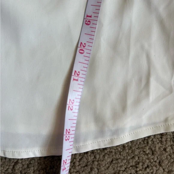 Allegra K Collared Button Down Blouse Top Long Sleeve Office Career NWT Size XS - Picture 6 of 9